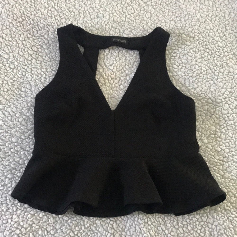 Peplum Crop Top